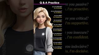 Q amp A Practice Conversational Skills Improve Your English Listening amp Speaking Skills [upl. by Rivkah]