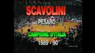 1990  i Campioni siamo sempre noi lo scudetto torna a Pesaro [upl. by Nirol813]