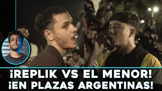 ¡REPLIK vs EL MENOR ¡EN LAS PLAZAS ARGENTINAS [upl. by Atekan253]