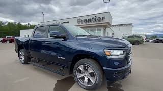 2024 Ram 1500 Laramie  Patriot Blue  T9759 [upl. by Atinnor747]