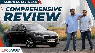 Skoda Octavia LampK Review  Design Features Performance and Mileage Tested  CarWale [upl. by Aruat]