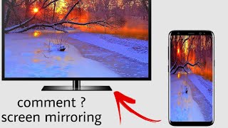 comment connecter son téléphone à la TVscreen mirroring [upl. by Cunningham452]