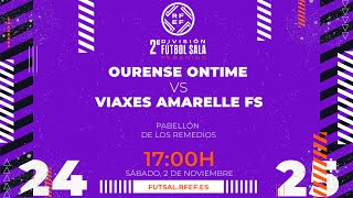 OURENSE ONTIME B  VIAXES AMARELLE FS  SEGUNDA DIVISIÓN FEMENINA FÚTBOL SALA  J7 [upl. by Suedaht]