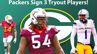 Green Bay Packers Sign 3 Players After Rookie Mini Camp [upl. by Tenenbaum]