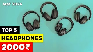 Top 5 Best Wireless Headphones Under 2000 2024 ⚡ Best Bluetooth Headphones Under 2000 rs ⚡ [upl. by Windsor534]