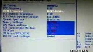 e6600 and asus p5b overclocking tutorial in english stage 1 [upl. by Idihsar595]