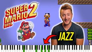 This Mario 2 Theme Is An ENTIRE Jazz Piano MASTERCLASS [upl. by Brink]