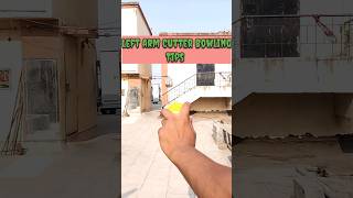 Left arm Cutter Bowling Tips  bowlingtips leftarmspinner shorts shortsfeed cricketvideo [upl. by Zippora]