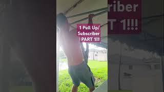 Pull up challenge One pullupsubscriber 37 sub please subscribe motivation viralvideo aesthetic [upl. by Capello]