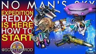 Expedition Redux Is Here  How To Start Utopia Cartographers  No Mans Sky Update NMS Scottish Rod [upl. by Ahoufe]