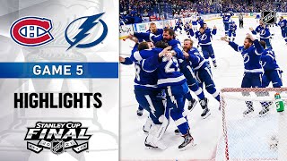 Cup Final Gm 5 Canadiens  Lightning 7721  NHL Highlights [upl. by Larkins]