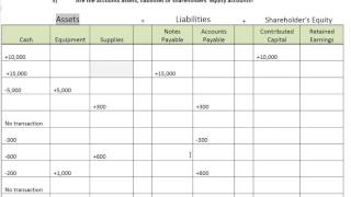 Accounting Process Step 1 Transaction Analysis  WorldWide Webster [upl. by Teerprah]