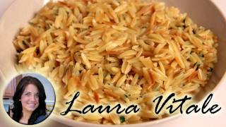 Buttery Parmesan Orzo Recipe  Laura Vitale  Laura in the Kitchen Episode 306 [upl. by Spanos]