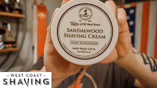 Taylor of Old Bond Street Sandalwood Shaving Cream  The Daily Shave [upl. by Clance]