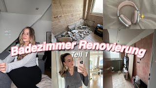 BADEZIMMER RENOVIERUNG BEGINNT  Hannah Theresa [upl. by Nemajneb]