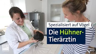 Eine Tierärztin speziell für Hühner und anderes Federvieh  Abendschau  BR24 [upl. by Niffirg587]