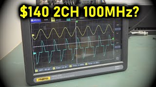 EEVblog 1317  140 2CH 100MHz Fnirsi Tablet Oscilloscope Review [upl. by Dorena]