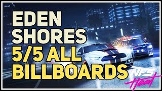 All Billboards Eden Shores NFS Heat [upl. by Zita]