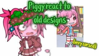 Piggy react to their old designs  Roblox Piggy [upl. by Anirtac]