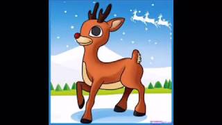 Rudolph The Red Nose Reindeer REMIX Lyrics [upl. by Ariela309]