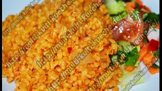 Rezept  Rezepte Bulgur Pilavı [upl. by Halfdan]