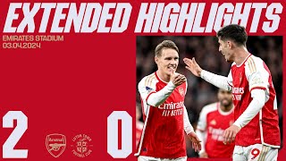 EXTENDED HIGHLIGHTS  Arsenal vs Luton Town 20  Premier League [upl. by Llenyt513]