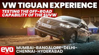 Volkswagen Tiguan Experience  Hardcore offroading with the SUVW  evo India [upl. by Joy339]