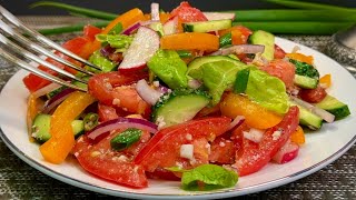 Ein Salat der die Blutgefäße reinigt und Fett verbrennt Und unglaublich lecker 🤗🌹🥗 [upl. by Bloomer]