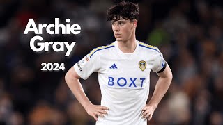 Archie Gray  Leeds United Wonderkid  Skills Goals amp Moves [upl. by Joye244]