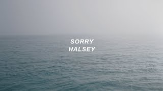 sorry  halsey lyrics [upl. by Dorotea873]