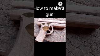 How to make a gun carpentry wood carpentary woodwork funny carpenterythetherpuns woodcarving [upl. by Werdma987]