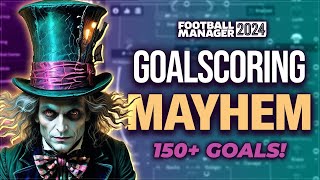 150 Goals For SHOTCRAZY 4132 Tactic In FM24  Football Manager 2024 Best Tactics [upl. by Atiuqnahs]