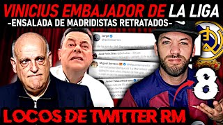 💥RIDÍCULO ÉPICO de TEBAS 🚨VINICIUS EMBAJADOR de LA LIGA LOCOS DE TWITTER RM 8 [upl. by Ajar]