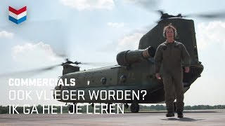 Ook vlieger worden Ik ga het je leren  Defensie vliegers commercial [upl. by Stucker]