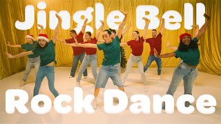 Jingle Bell Rock Christmas Dance  Easy Christmas Choreography Dance Song [upl. by Braunstein776]