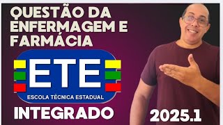 CURSO DE ENFERMAGEM E FARMÁCIA DO ETE INTEGRADO 20251 [upl. by Euhc]