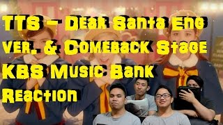 4LadsReact TTS 소녀시대태티서Dear SantaEng Ver amp Comeback stage Reaction [upl. by Latin712]