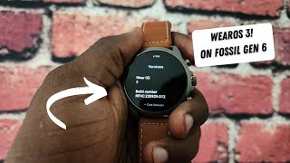 Wear OS 3 on Fossil Gen 6 Should You Download It [upl. by Eelyah]