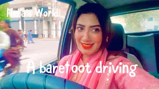 A barefoot driving  driving vlog  Melia’s World vlog [upl. by Adaline]