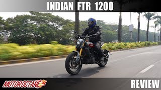 Indian FTR1200 S Review  Hindi  MotorOctane [upl. by Ilac]