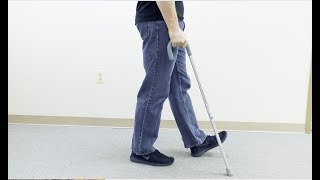 How to Walk with a Cane Sizing Training Use and Stairs [upl. by Silverman118]