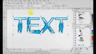 Corel Draw X5 Artistic Media Tutorial [upl. by Raamaj]