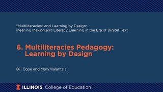 6 Multiliteracies Pedagogy Learning by Design [upl. by Damalas]