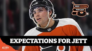 Expectations for Jett Luchanko’s rookie season with Flyers  PHLY Flyers Podcast [upl. by Nwahsel623]