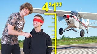 Worlds Smallest Man Flies Plane [upl. by Aerdnael]