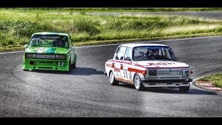 Wartburg 353 vs Lada 2105  Schleizer Dreieck Classic GP  Highlights [upl. by Aerdnod]