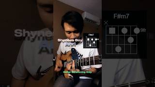 Shyness Boy  Anri Guitar Strumming Cover With Chords Anri guitarcover citypop shorts [upl. by Os]