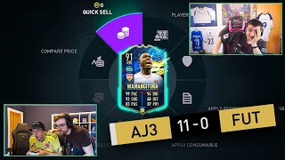 DANNY AARONS SILAS DISCARD PRANK PRO PLAYER SQUAD BUILDER SHOWDOWN [upl. by Ulises]