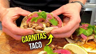 EASY Pulled Pork Tacos In Half The Time  Carnitas Instant Pot Recipe [upl. by Nemaj]