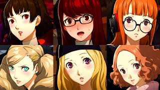 Persona 5 Royal  All Female Love Confessions [upl. by Delphine664]